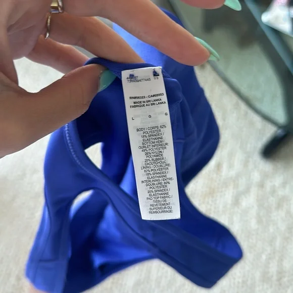 Nike Swoosh Sports Bra - blue - Picture 3 of 3